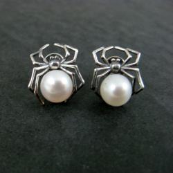 perłowe,efektowne - Kolczyki - Biżuteria