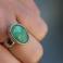 Pierścionki pierścionek chryzopraz srebro 925 zielony