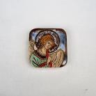Ceramika i szkło Beata Kmieć,anioł,ikona ceramiczna,obraz