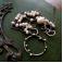 Bransoletki srebrna bransoleta,perły,925,metaloplastyka