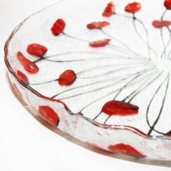 talerz sałatka szkło stapiane - Ceramika i szkło - Wyposażenie wnętrz