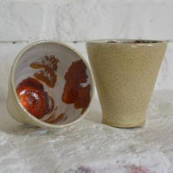 kubek,kubek ceramiczny,zielona kura,kubek na kawę - Ceramika i szkło - Wyposażenie wnętrz