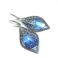 Kolczyki eleganckie kolczyki z kryształami sapphire