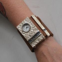 Krzysztof Jankowski,zegarek,srebro,skóra - Inne - Biżuteria