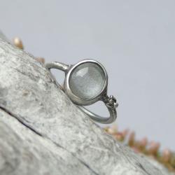 pierścionek z akwamarynem - Pierścionki - Biżuteria
