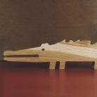 Inne dekoracja z drewna,krokodyl