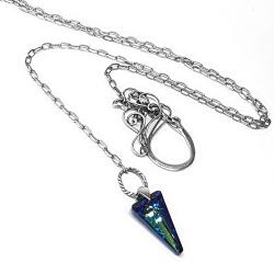 naszyjnik z kryształem Bermuda Blue - Naszyjniki - Biżuteria