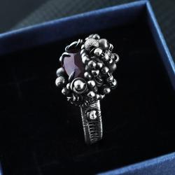 wrapping,pierścień,rubin,pierścionek z rubinem, - Pierścionki - Biżuteria