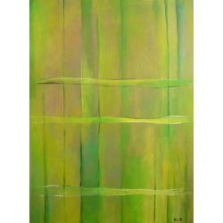 zieleń,abstrakcja - Obrazy - Wyposażenie wnętrz