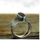 Pierścionki srebrny pierścionek z ametystem