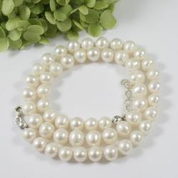 perły,klasyczny,elegancki - Naszyjniki - Biżuteria