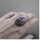 Pierścionki niebieski labradoryt,elficki,pierścionek,litori