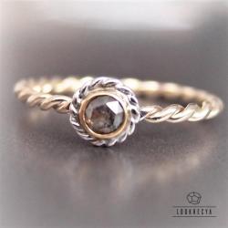 pierścionek z diamentem,pierścionek zaręczynowy - Pierścionki - Biżuteria