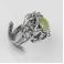 Pierścionki zielony pierścionek,perydot,wrapping,litori