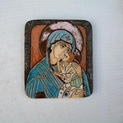 Beata Kmieć,ikona ceramiczna,ikona,obraz - Ceramika i szkło - Wyposażenie wnętrz