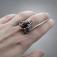 Pierścionki kwarc rubinowy,rubinowy pierścionek,elficki