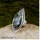 Pierścionki srebrny pierścionek z serafinitem