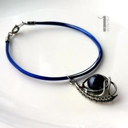 bransoleta srebrna,bransoleta z perłą,linki - Bransoletki - Biżuteria