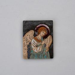 Beata Kmieć,ikona ceramiczna,ikona,anioł - Ceramika i szkło - Wyposażenie wnętrz
