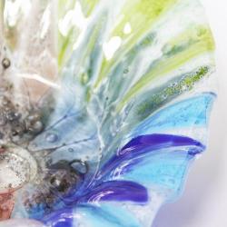 szklana misa kwiat wyrafinowany prezent - Ceramika i szkło - Wyposażenie wnętrz
