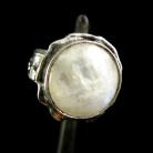 Pierścionki Pierścionek srebrny z kamieniem księżycowym