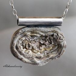 srebro,chalcedon - Wisiory - Biżuteria