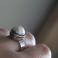 Pierścionki pierścionek srebro perła klasyka oksyda
