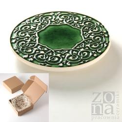 podstawka,talerzyk,ceramika,ornament,dekoracja - Ceramika i szkło - Wyposażenie wnętrz