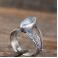 Pierścionki srebrny pierścionek z kamieniem księżycowym