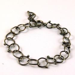 srebrny łańcuch - Bransoletki - Biżuteria