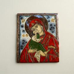 Beata Kmieć,ikona,ceramika,obraz,Maryja - Obrazy - Wyposażenie wnętrz