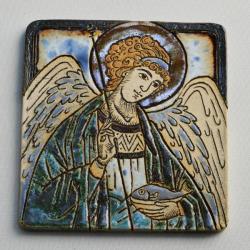 ikona,anioł,obrazek,Kmieć - Ceramika i szkło - Wyposażenie wnętrz