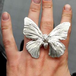 motyl,pierścionek motyl,gra o tron,sansa stark - Pierścionki - Biżuteria