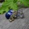 Kolczyki organiczne kolczyki z Lapisem Lazuli