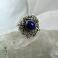 Pierścionki pierścień srebrny z lapis lazuli