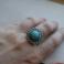 Pierścionki pierścionek,amazonit,niebieski,srebrny