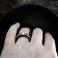 Pierścionki Srebrny surowy pierścionek