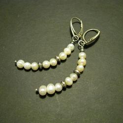 kolczyki,perłowe,drobne,delikatne - Kolczyki - Biżuteria