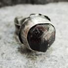 Pierścionki pierścionek z granatem,srebro,srebrny pierścionek