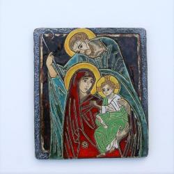 Beata Kmieć,ikona,ceramika,obraz,Św. Rodzina - Ceramika i szkło - Wyposażenie wnętrz