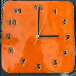 zegar,ceramika - Zegary - Wyposażenie wnętrz
