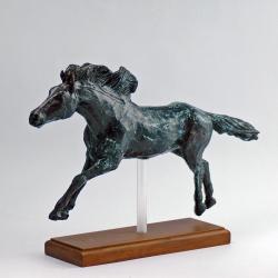 rzeźba konia,figurka konia,z gliny, - Ceramika i szkło - Wyposażenie wnętrz