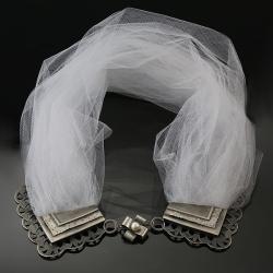 nowoczesny naszyjnik,naszyjnik ze srebra - Naszyjniki - Biżuteria