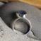 Pierścionki pierścionek,szkło dichroiczne,srebro,na palec,