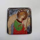 Ceramika i szkło Beata Kmieć,ikona ceramiczna,ikona,anioł
