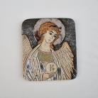 Ceramika i szkło Beata Kmieć,anioł,ikona,ceramika,obraz