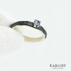 delikatny,wyjątkowy kamień,elegancki,zaręczyny - Pierścionki - Biżuteria