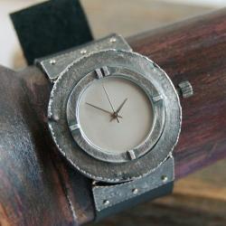 srebrny zegarek - Bransoletki - Biżuteria