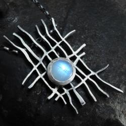 Naszyjnik z kamieniem księżycowym - Naszyjniki - Biżuteria
