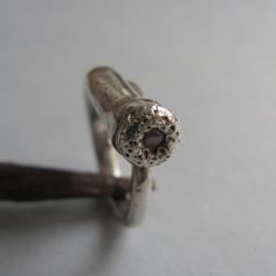 srebro,pierścionek,cyrkonia - Pierścionki - Biżuteria